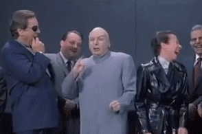 Dr. Evil Laughing GIF | The Lonely Tribalist