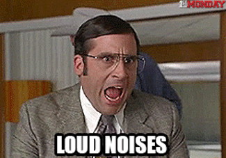 anchorman steve carell loud noises funny gif | the lonely tribalist